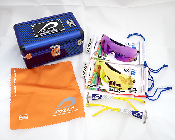 PILLA（ピラ）シューティンググラス アウトローX レンズキット。よく