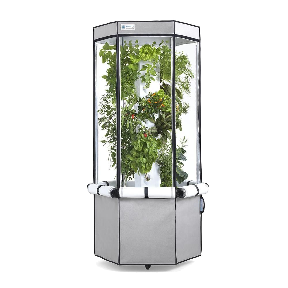 噴霧式縦型水耕栽培システム「エアロスプリング」Aerospring