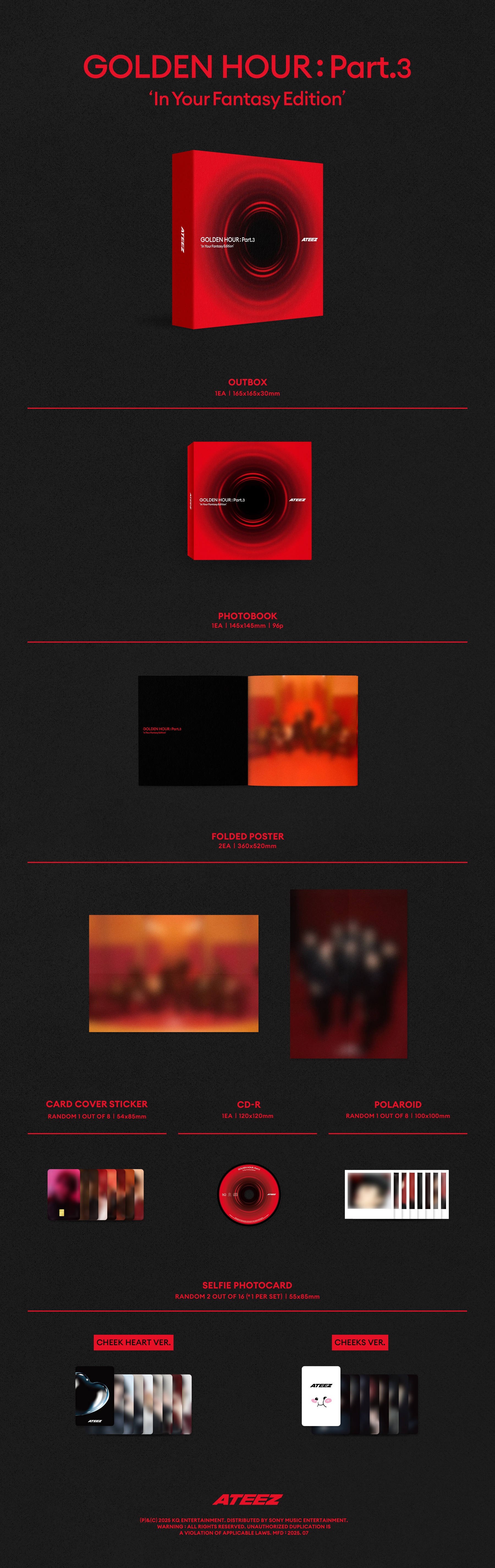 ATEEZ - Golden Hour Part.3 In Your Fantasy Edition Edition