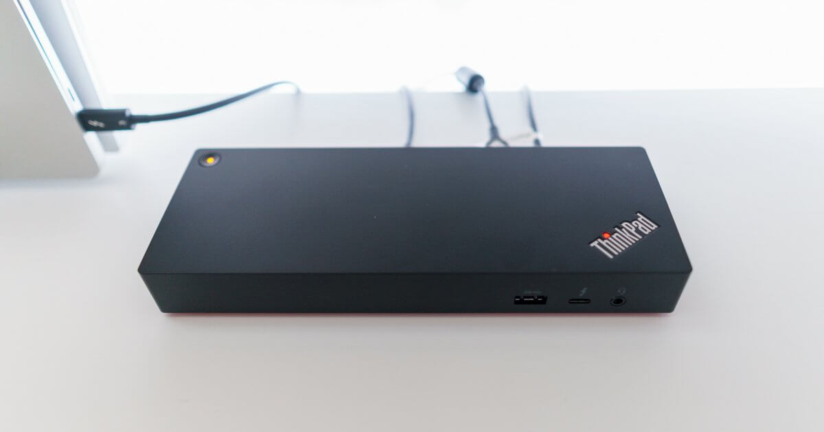 Thunderbolt3ハブ最強かもしれない。Lenovo「ThinkPad Thunderbolt 3