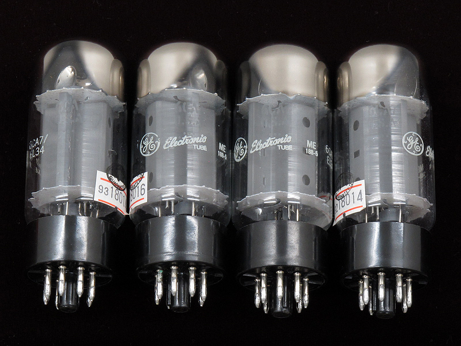ゼネラルエレクトリック GE 6CA7/EL34 (4本) 真空管 @18118 / 中古