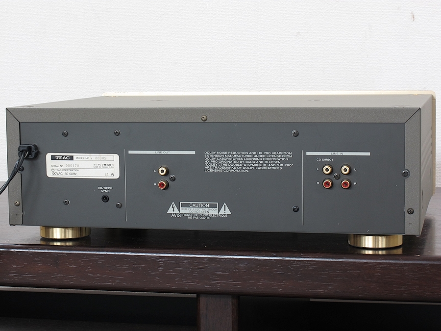 ティアック TEAC V-8030S カセットデッキ @24352 / 中古オーディオ買取