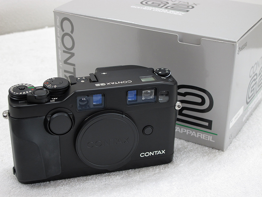 未使用】コンタックス CONTAX G2 ブラック カメラ 元箱 @31041 / 中古