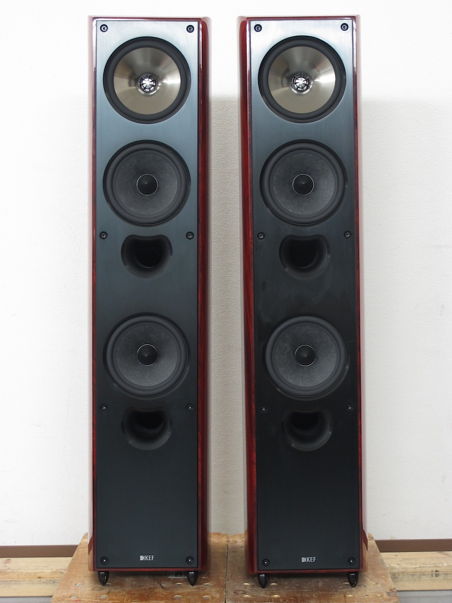ケーイーエフ KEF XQ40 スピーカー ペア マホガニー @33014 / 中古