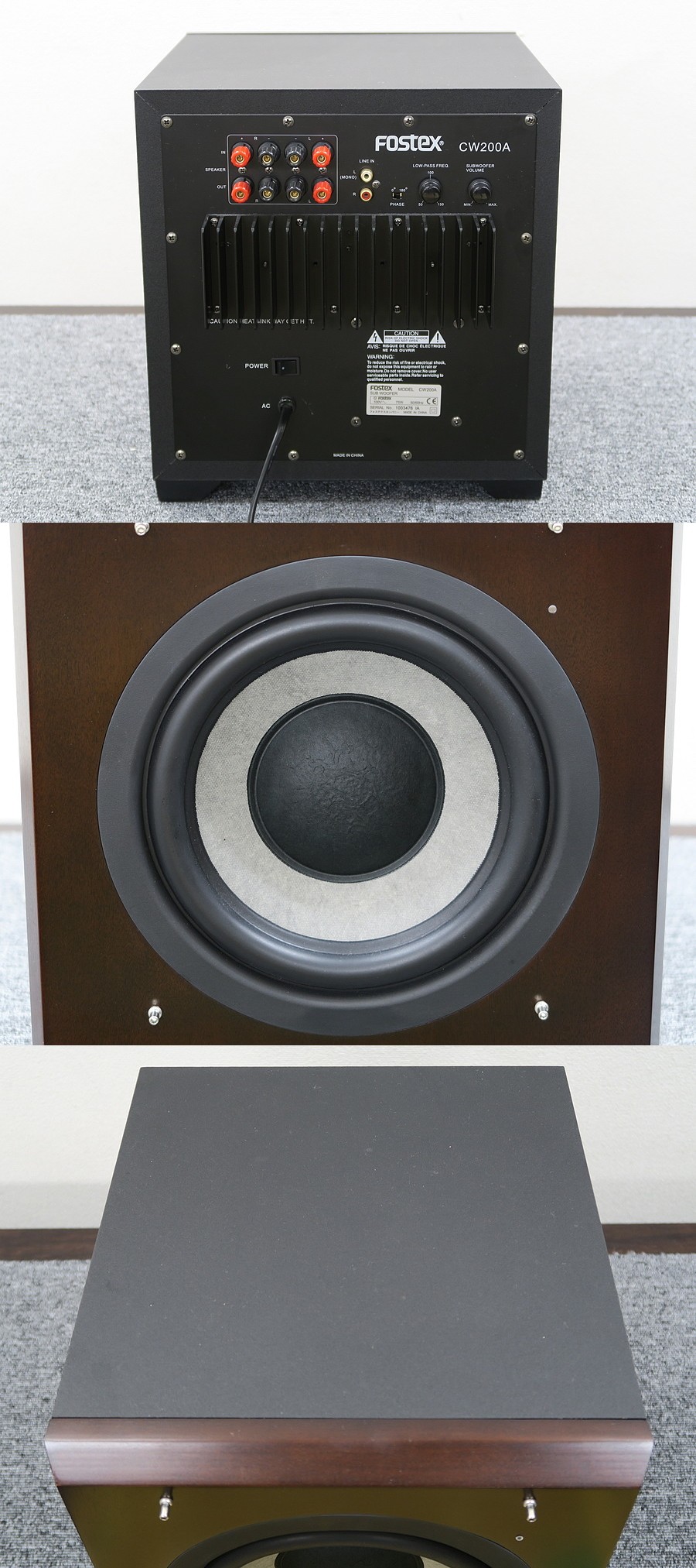 フォステクス FOSTEX CW200A サブウーファー @38597 / 中古オーディオ