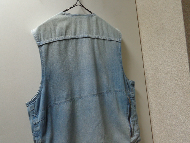 00'S RALPH LAUREN INDIGO DENIM FISHING VEST（ラルフローレン