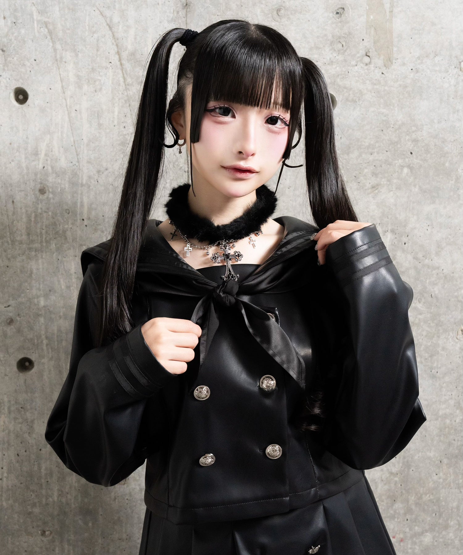 PUレザーセーラーセットアップ– A AM STUDIO