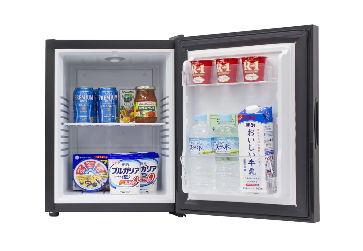 1ドアミラーガラス冷蔵庫 40L（WRH-M140G）｜A-Stage inc.