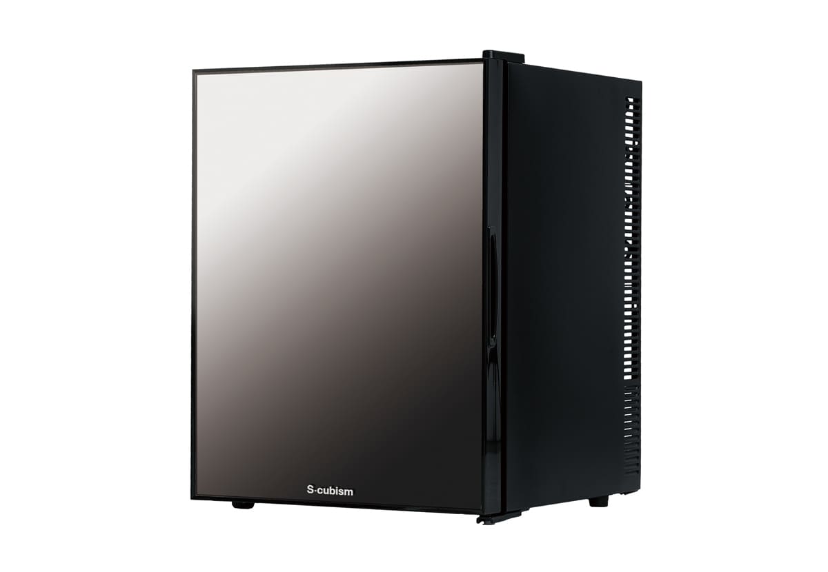 1ドアミラーガラス冷蔵庫 40L（WRH-M140）｜A-Stage inc.