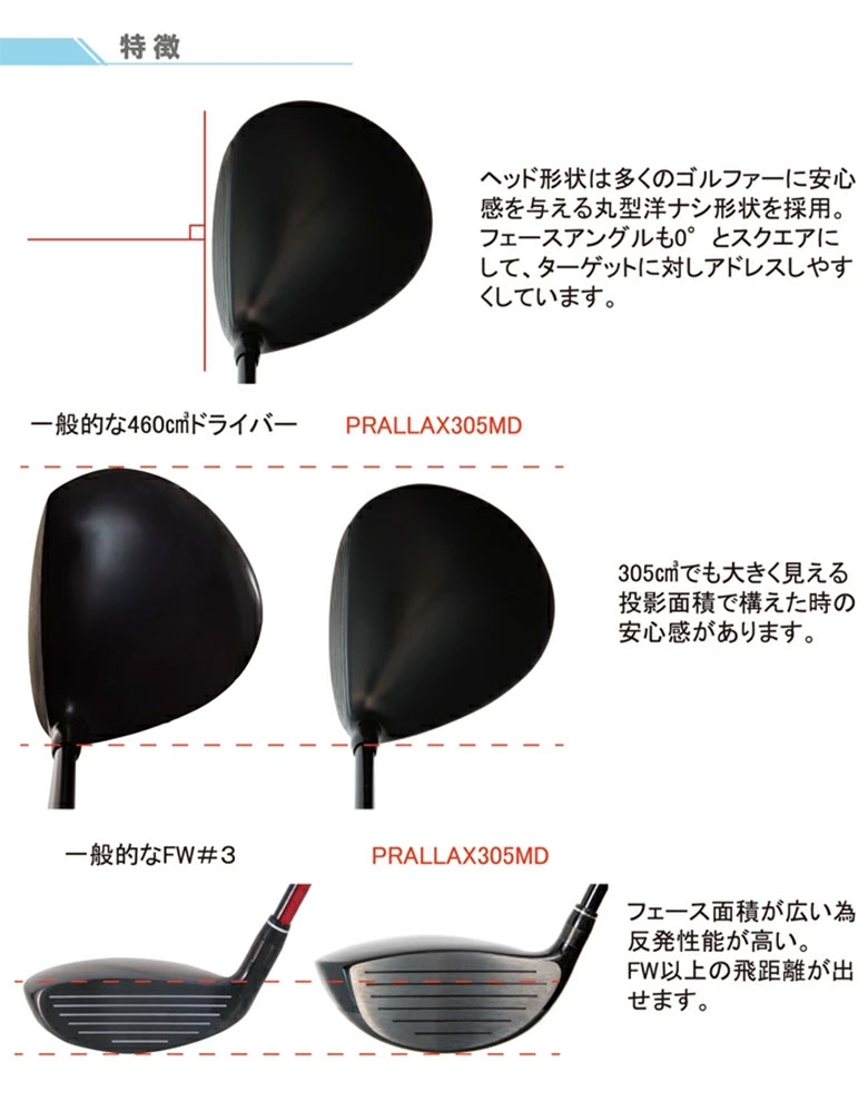 リンクス パララックス 305MD ミニ ドライバーの通販 テレ東アトミック