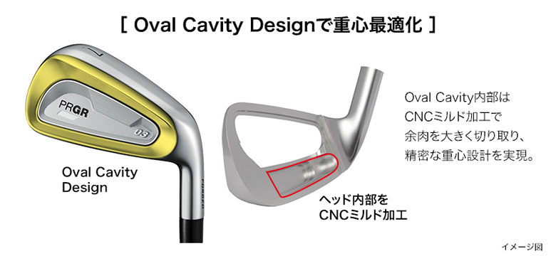 プロギア 03 アイアンセット 5本組(7-P,A)の通販 テレ東アトミックゴルフ