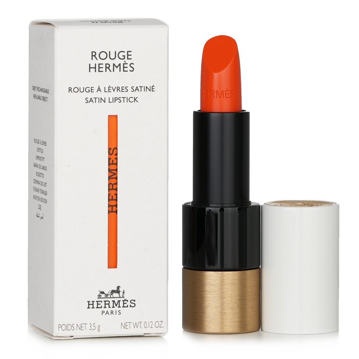 Hermes Rouge Satin Lipstick, 33 Orange Boîte (Satine) 3.5g/0.12oz
