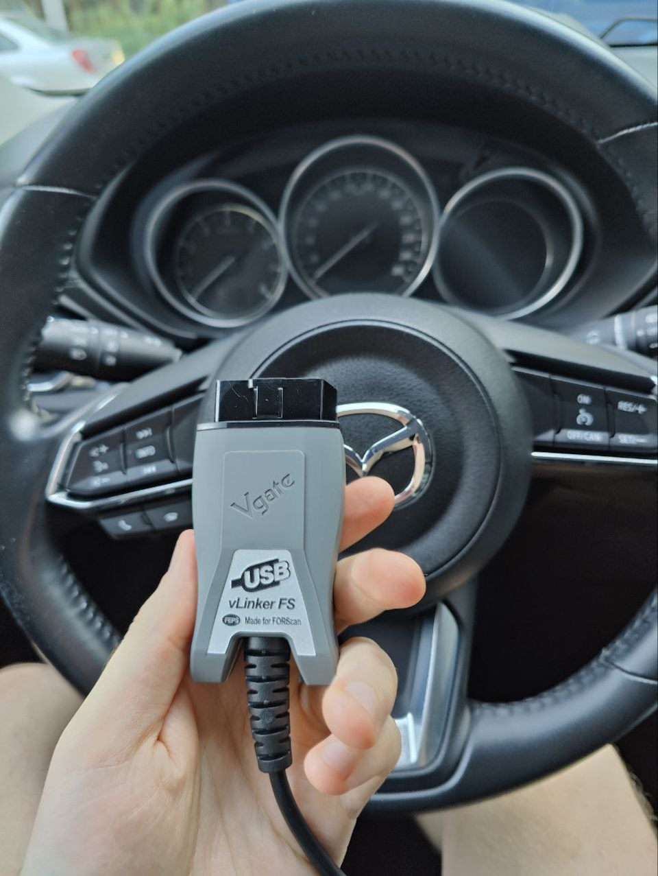 Включение ограничителя скорости (LIM) для Mazda CX-5 II (2017