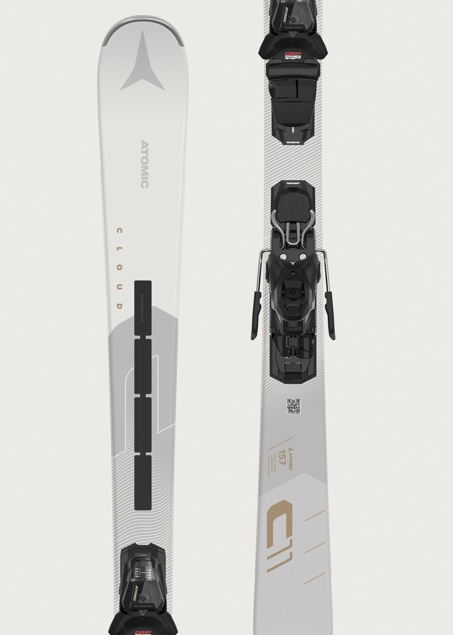 Atomic Cloud C11 Revoshock Light Skis + M 10 GW Bindings