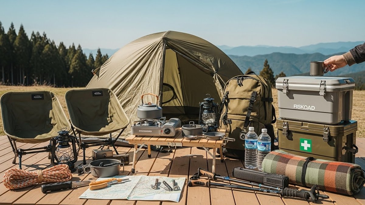 これだけで安心！キャンプ道具を一式で揃えるための持ち物リスト