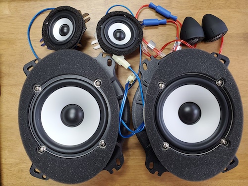 30系ヴェルファイアJBL付車での音質向上スピーカ他 | 見た目を変えずに