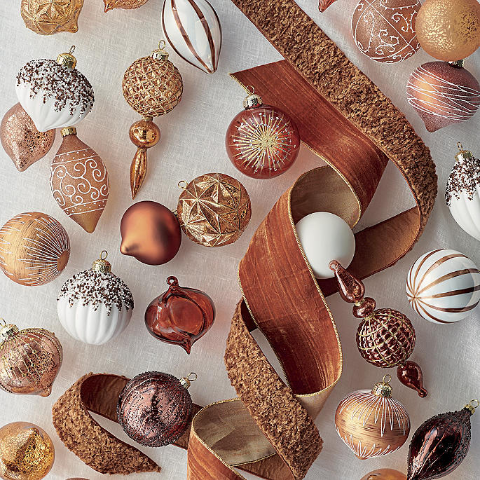 Ginger Snap Grandeur Ornament Collection | Frontgate