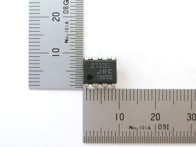 2回路入 入出力フルスイングオペアンプ NJM2732D: 半導体 秋月電子通商