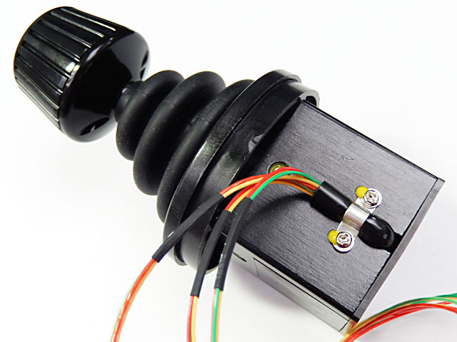 防塵ゴム付 ジョイスティック(3次元式・精密多方向操作用): 制御部品