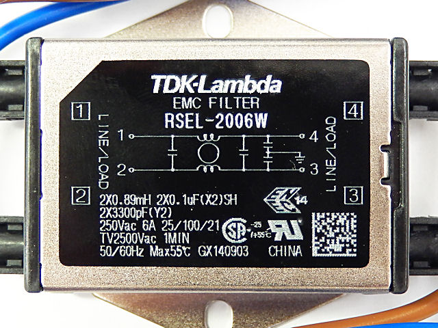 ノイズフィルター(EMCフィルター) RSEL-2006W: 受動部品 秋月電子通商