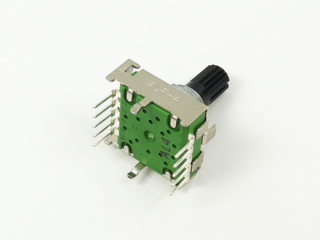 ロータリースイッチ 2回路4接点 基板用: 制御部品・駆動部品 秋月電子
