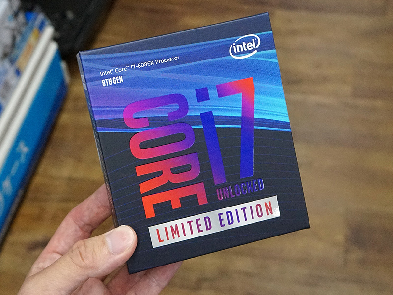 8086誕生40周年を記念した「Core i7-8086K Limited Edition」が発売