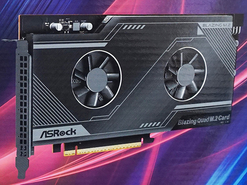 PCIe 5.0 SSDを4枚搭載できる拡張カードがASRockから - AKIBA PC Hotline!