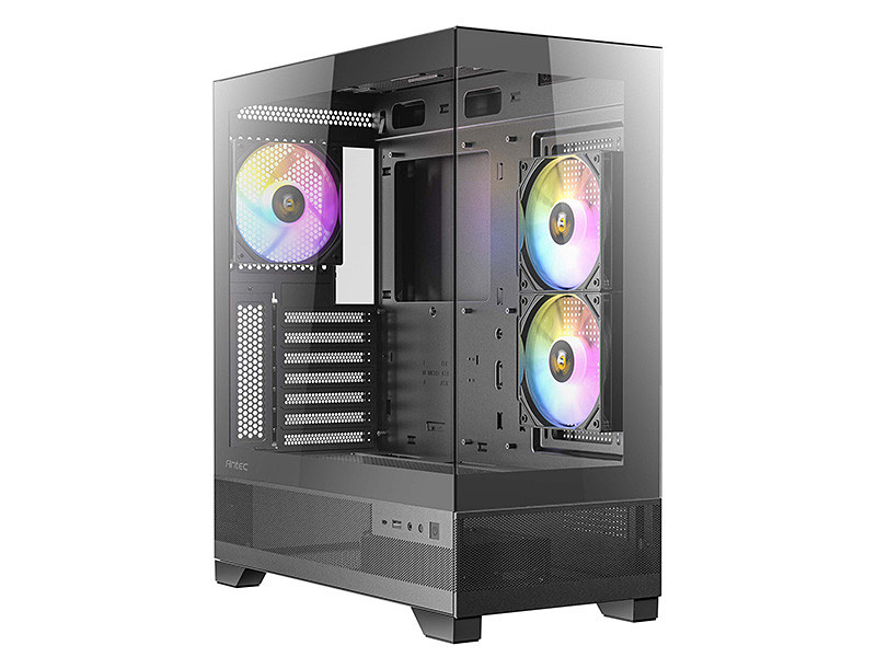 AntecのピラーレスPCケース「CX700 ARGB」が発売、ARGBファンを3基搭載