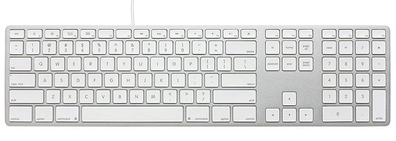 Matias Wired Aluminum keyboard for Mac - Silver（US配列） [FK318S