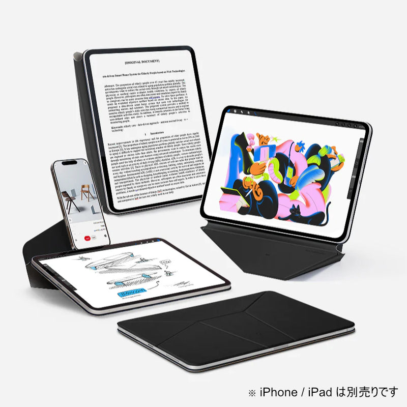 MOFT ダイナミックフォリオ 13インチiPad Air (M2/M3)&12.9インチiPad