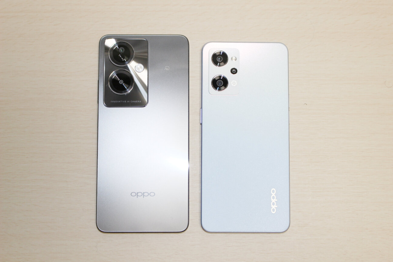 実機比較】｢OPPO A79 5G｣と｢OPPO Reno7 A｣の処理性能＆本体サイズ