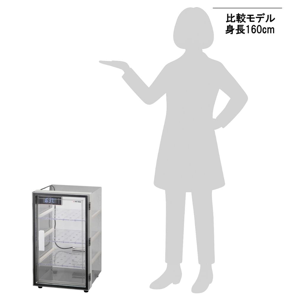 4-6388-01 オートドライデシケーターZEAL 300×375×525mm ZL-OH-3S