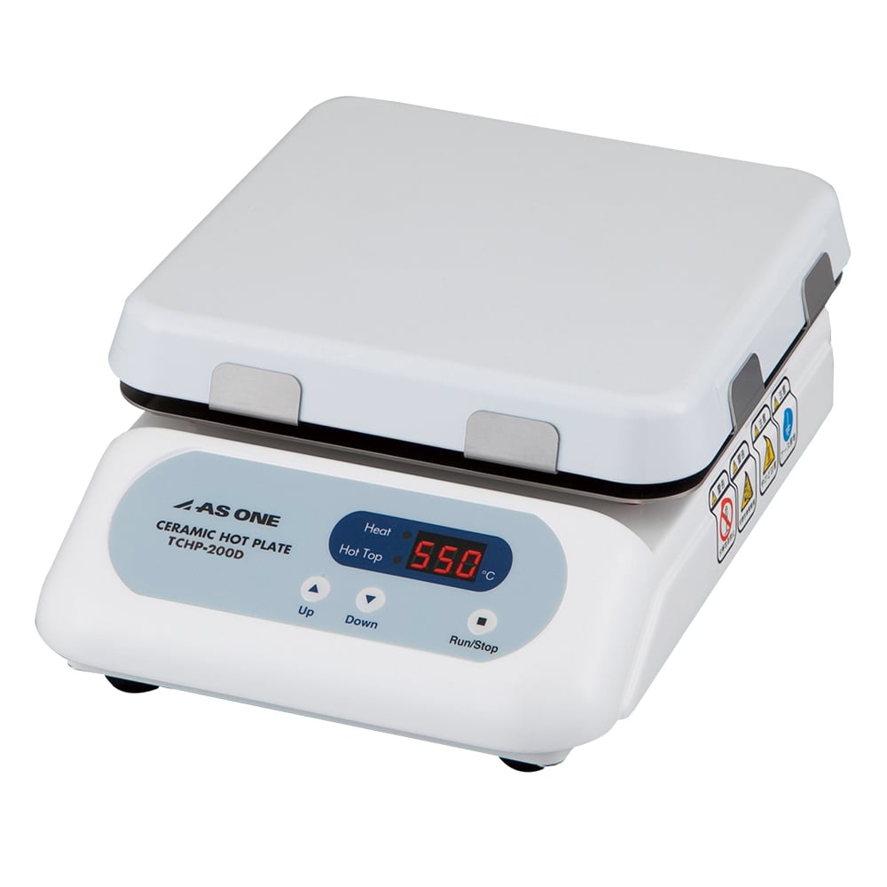 4-2088-01 セラミックホットプレート デジタルタイプ 550℃ TCHP-200D