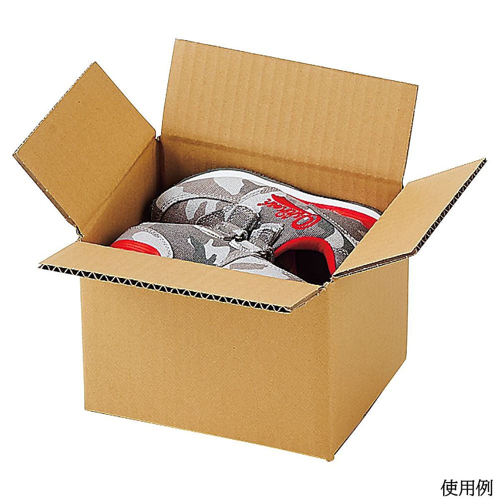 61-7329-77 ダンボールケース 20.4×15.4×16.1cm 入数10枚 61-318-1-1