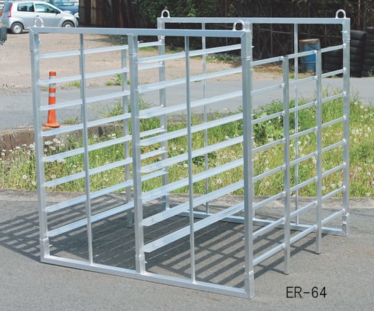 61-9706-78 ナエラック 軽トラック用育苗箱運搬器 苗箱64枚用 ER-64