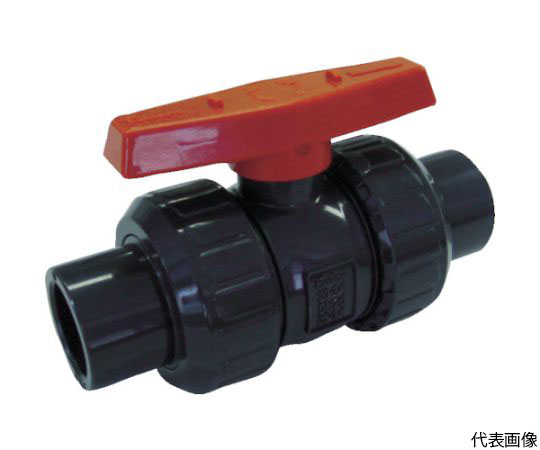 61-2866-21 ボールバルブ TS式 本体PVC OリングEPDM 15 BV15SX 【AXEL