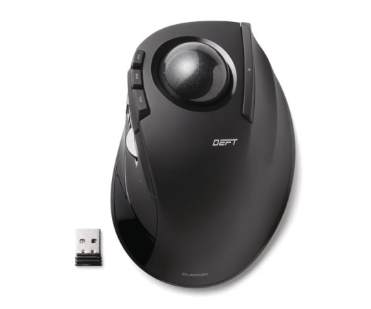 62-2040-33 トラックボールマウス/人差し指/8ボタン/チルト機能/無線