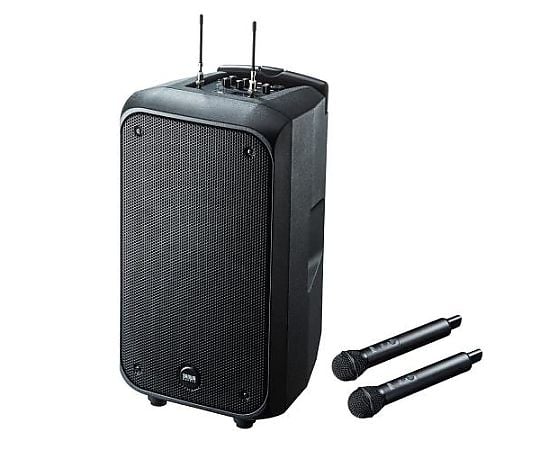 65-2197-16 ワイヤレスマイク付拡声器スピーカー EA763CJ-17 【AXEL