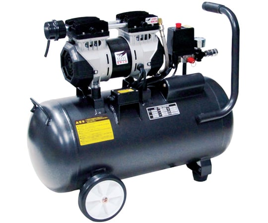 67-7111-74 ZAIRAS静音オイルレスコンプレッサー 37L ZSW-M37 【AXEL