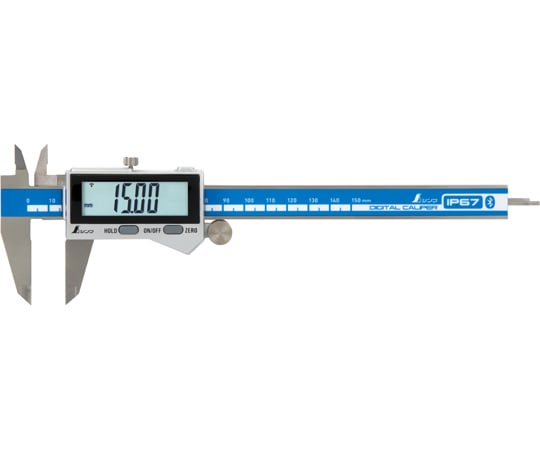 68-5190-36 JCSS校正証明書付デジタルノギス150mm防塵防水 転送機能付
