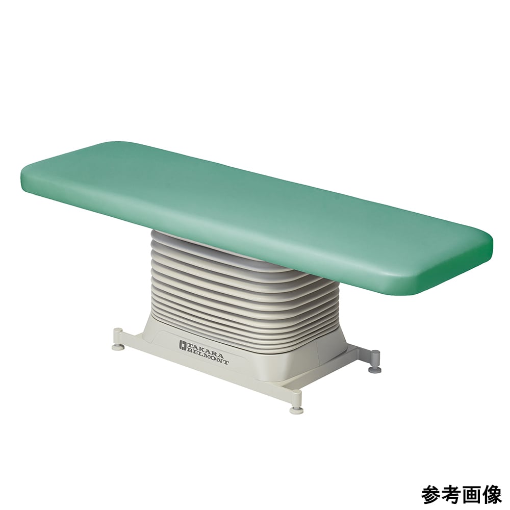 8-8998-51 電動式診察台（一般診療対応） ライトグリーン 600×1900×450