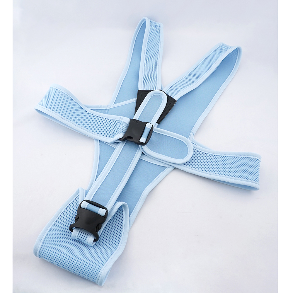 8-9345-03 車椅子ベルト Lサイズ ブルー 4010 【AXEL】 アズワン