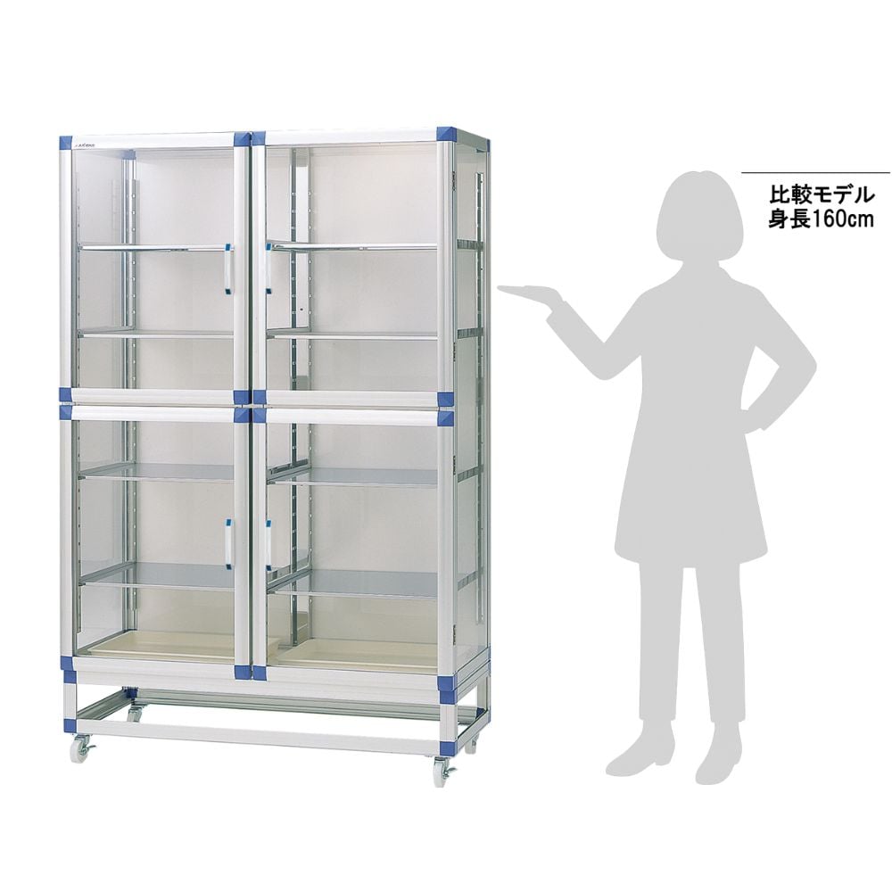 1-5209-14 スタンダードデシケータージャンボ 1152×523×1765mm