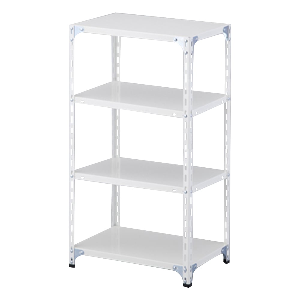 1-2159-04 スチールラック 600×400×1200mm ホワイト H21999W 【AXEL
