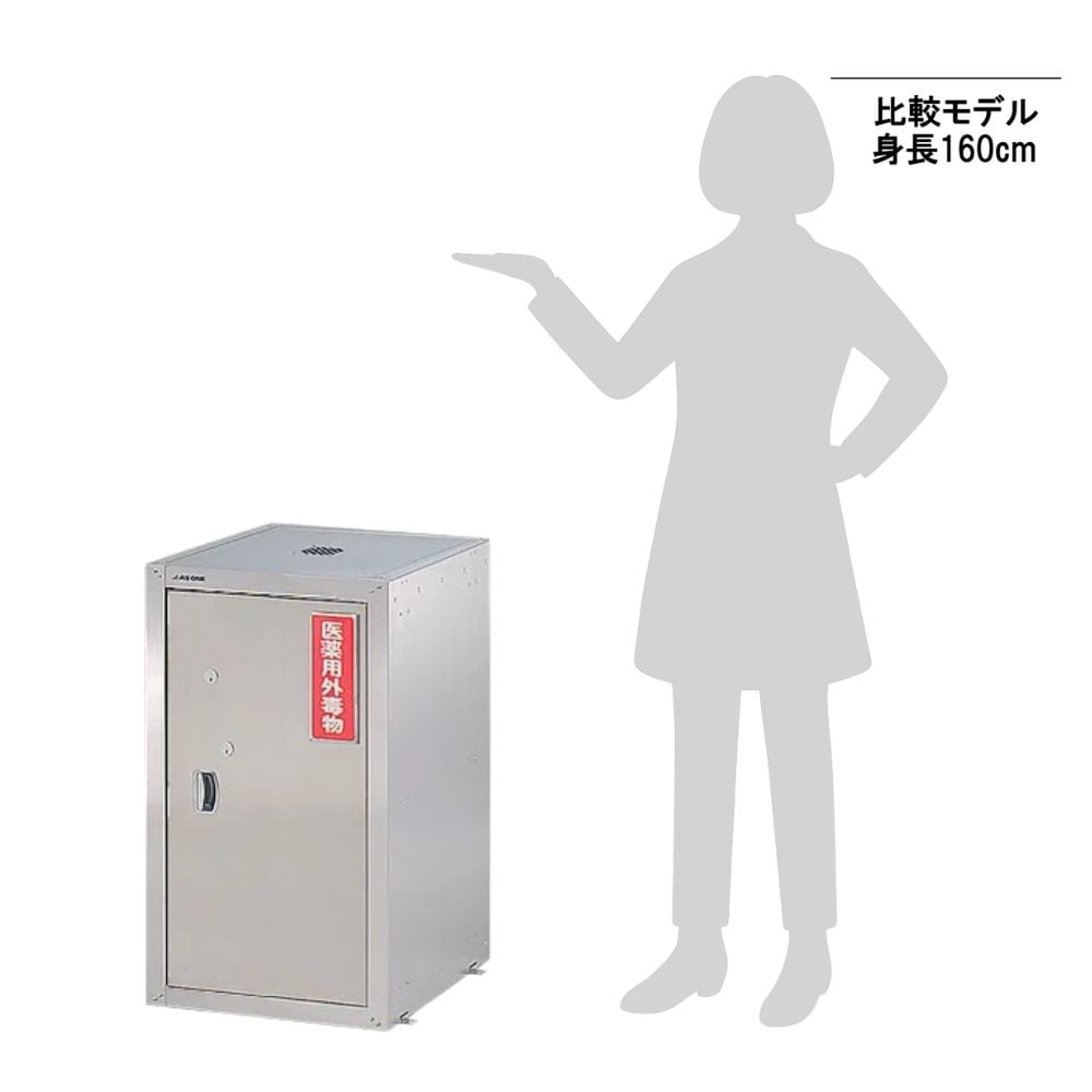 3-5016-23 セフティキャビネット 455×600×800mm HU-3E 【AXEL】 アズワン