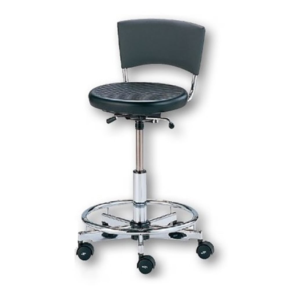 3-5331-04 研究者専用チェアー 背有り リング有り LC-60R 【AXEL