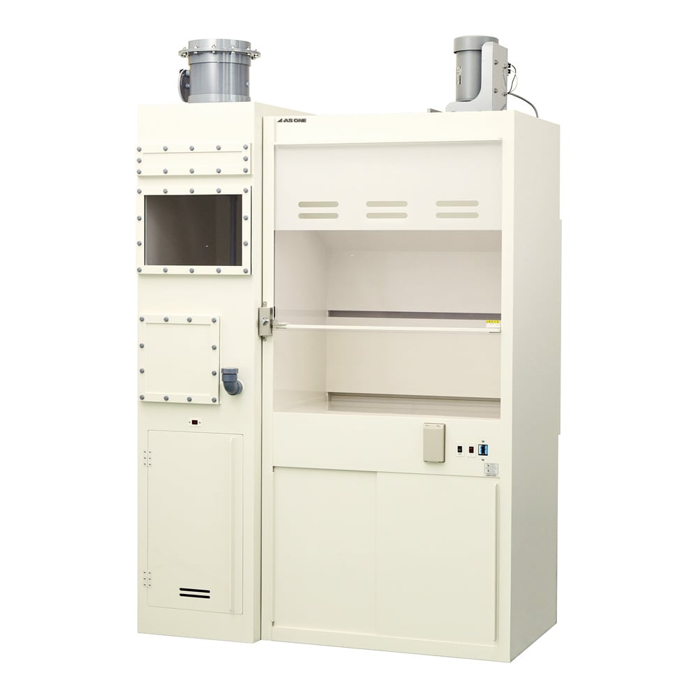 3-1374-22 ラボドラフト（PVC・W900・湿式スクラバー付きタイプ） ZPF