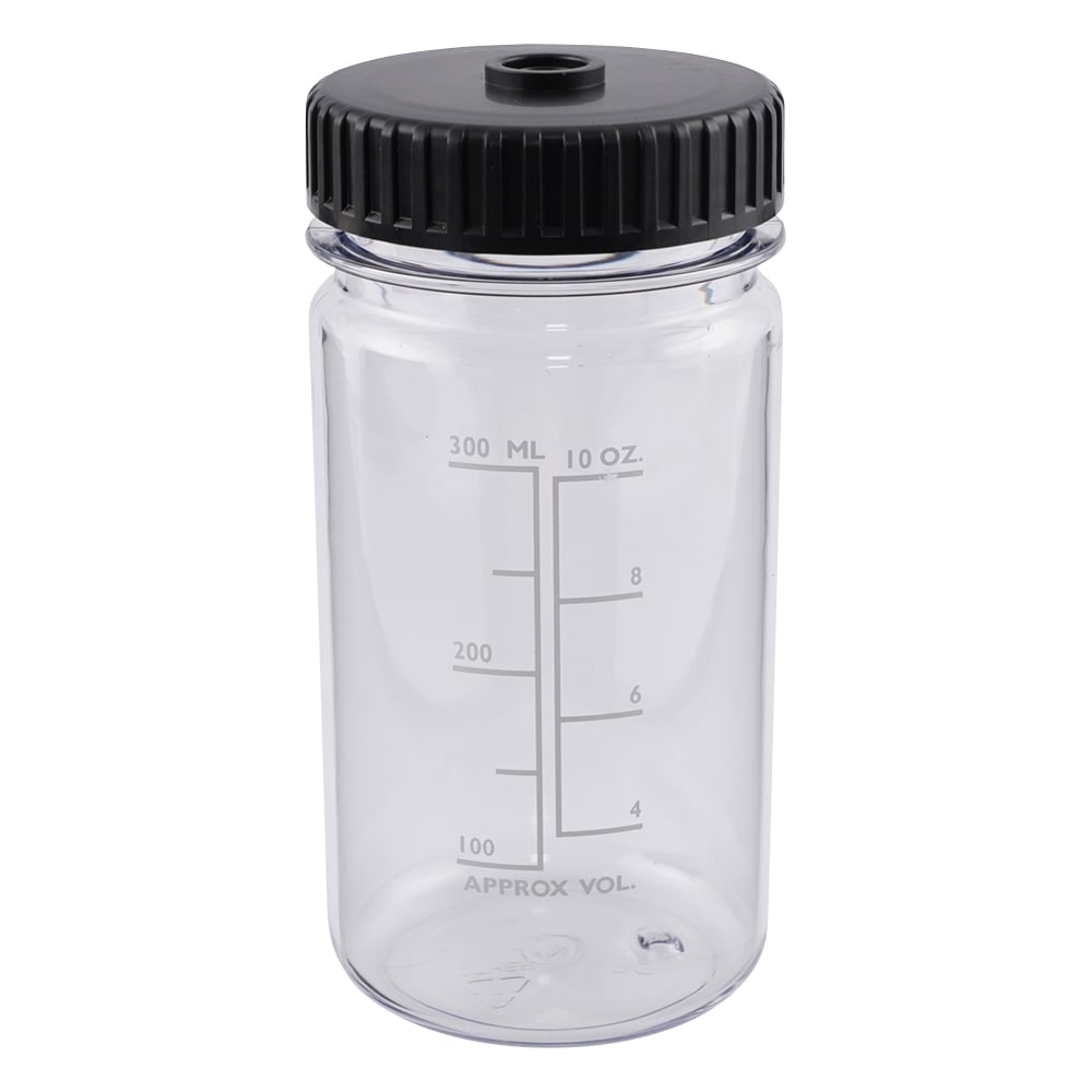 3-8983-02 PC広口ボトル（オートクレーブ対応） 300mL WPC0300B 【AXEL