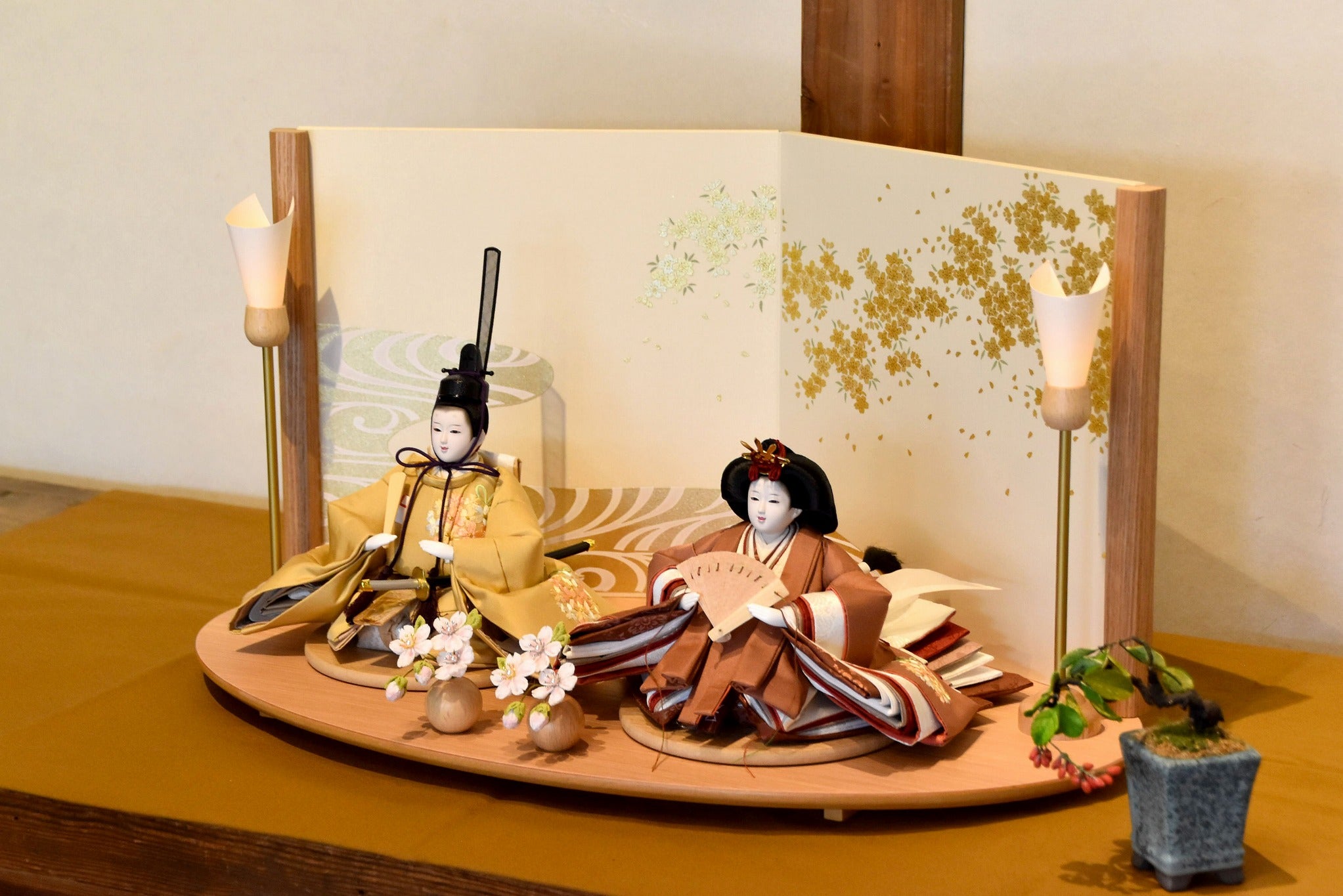 №073316｜桜流水｜親王飾り｜きれい｜ – 人形のあいはる