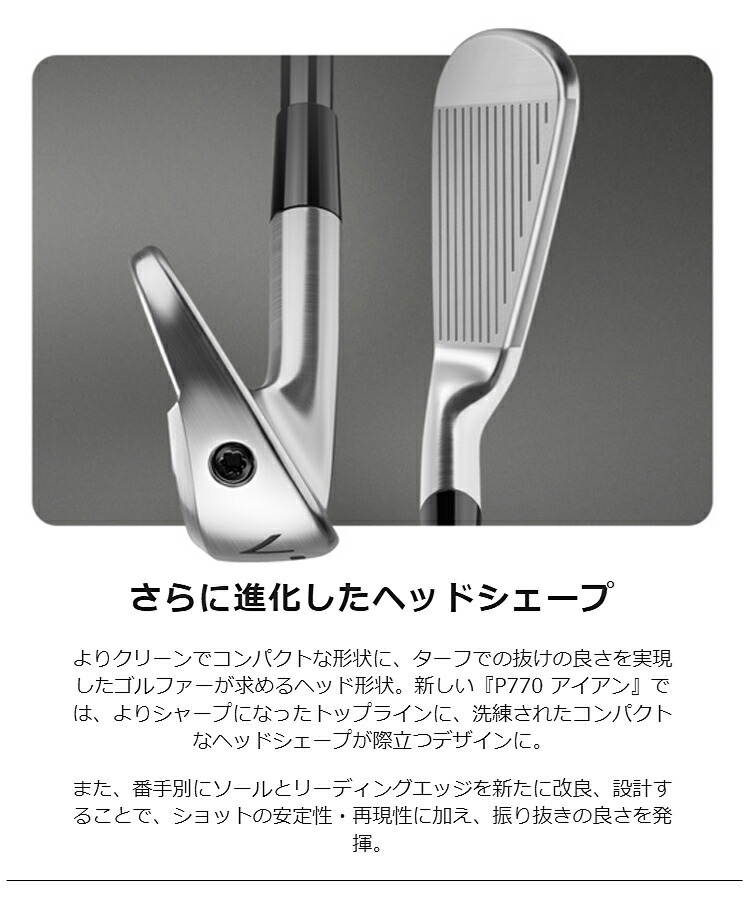 テーラーメイド ALL NEW P770 単品アイアン Dynamic Gold MID 115